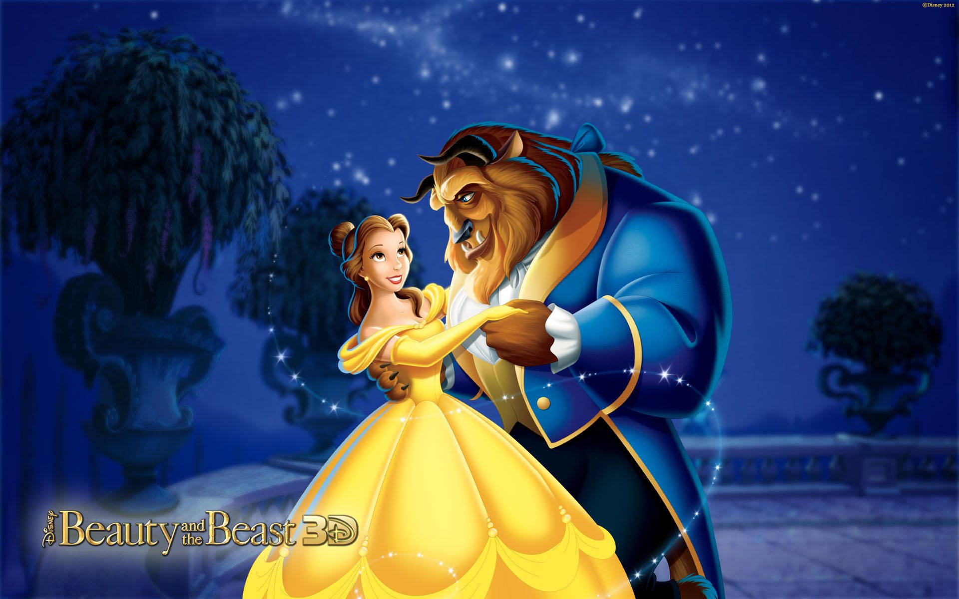 Romantic Beauty And The Beast Wallpaper