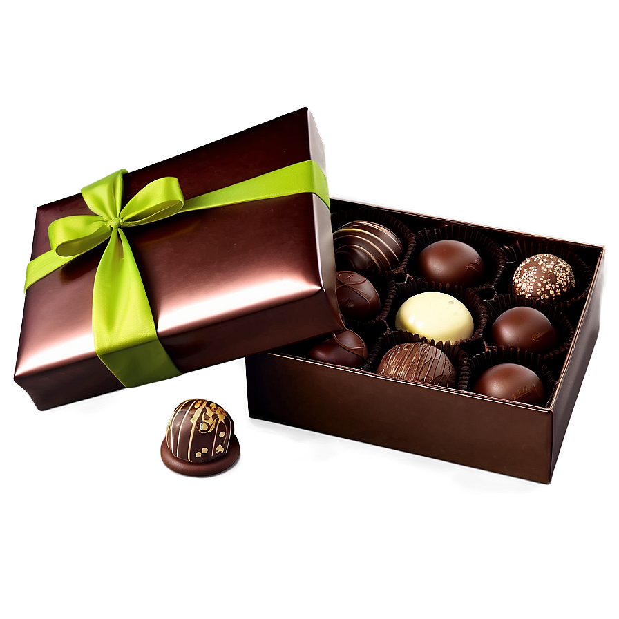 Romantic Chocolate Gift Box Png 5 PNG