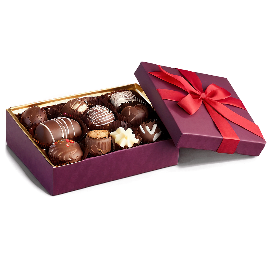 Romantic Chocolate Gift Box Png 53 PNG