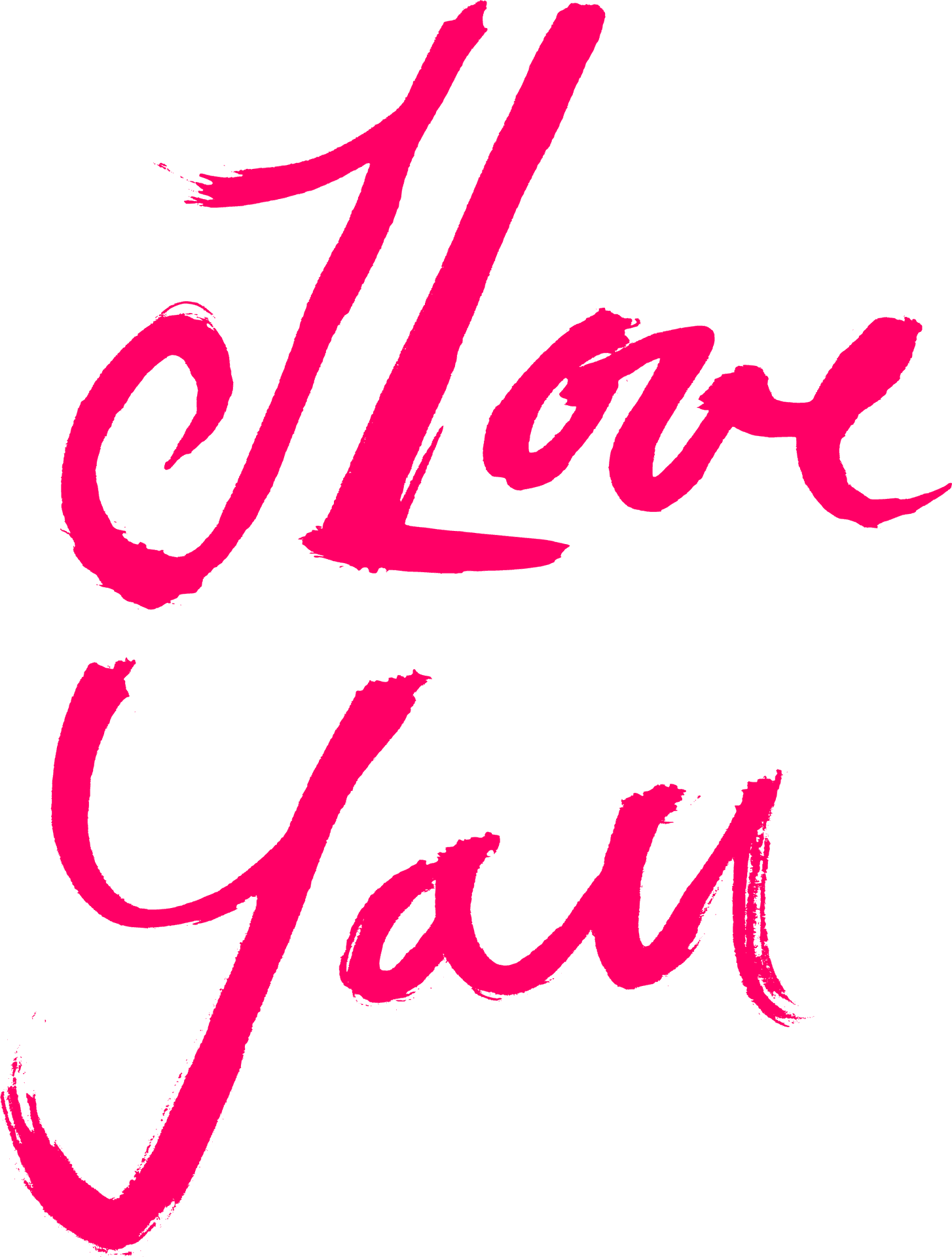 Romantic Declaration Brush Script PNG