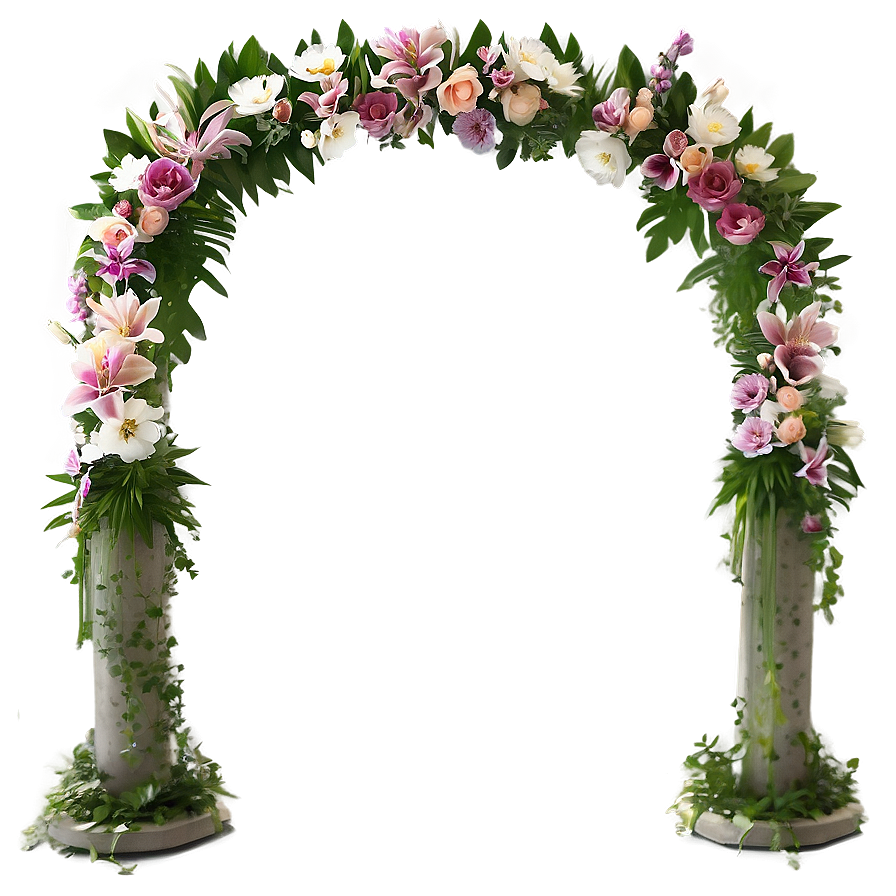 Romantic Floral Altar Png Ayx PNG