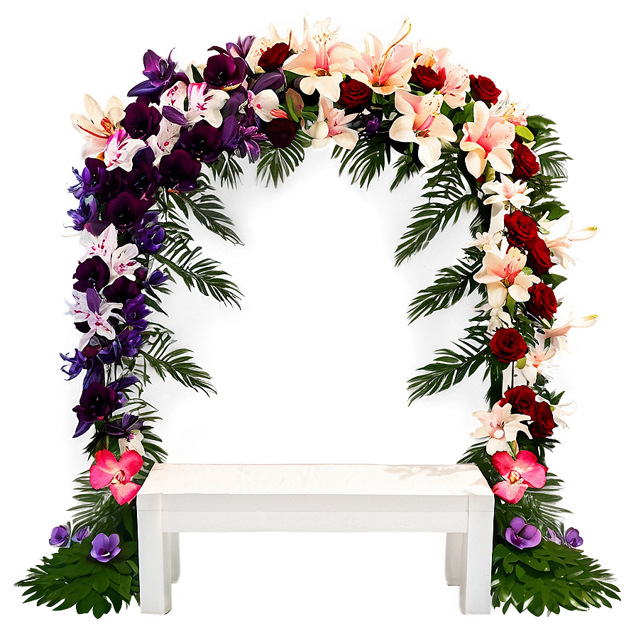 Romantic Floral Altar Png Fvd PNG