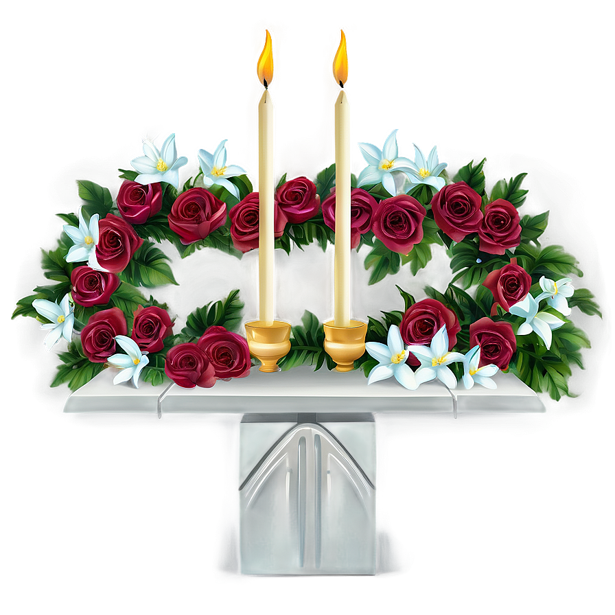 Romantic Floral Altar Png Xpo16 PNG