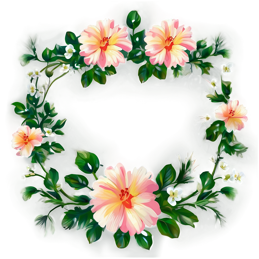 Romantic Floral Pattern Png 5 PNG