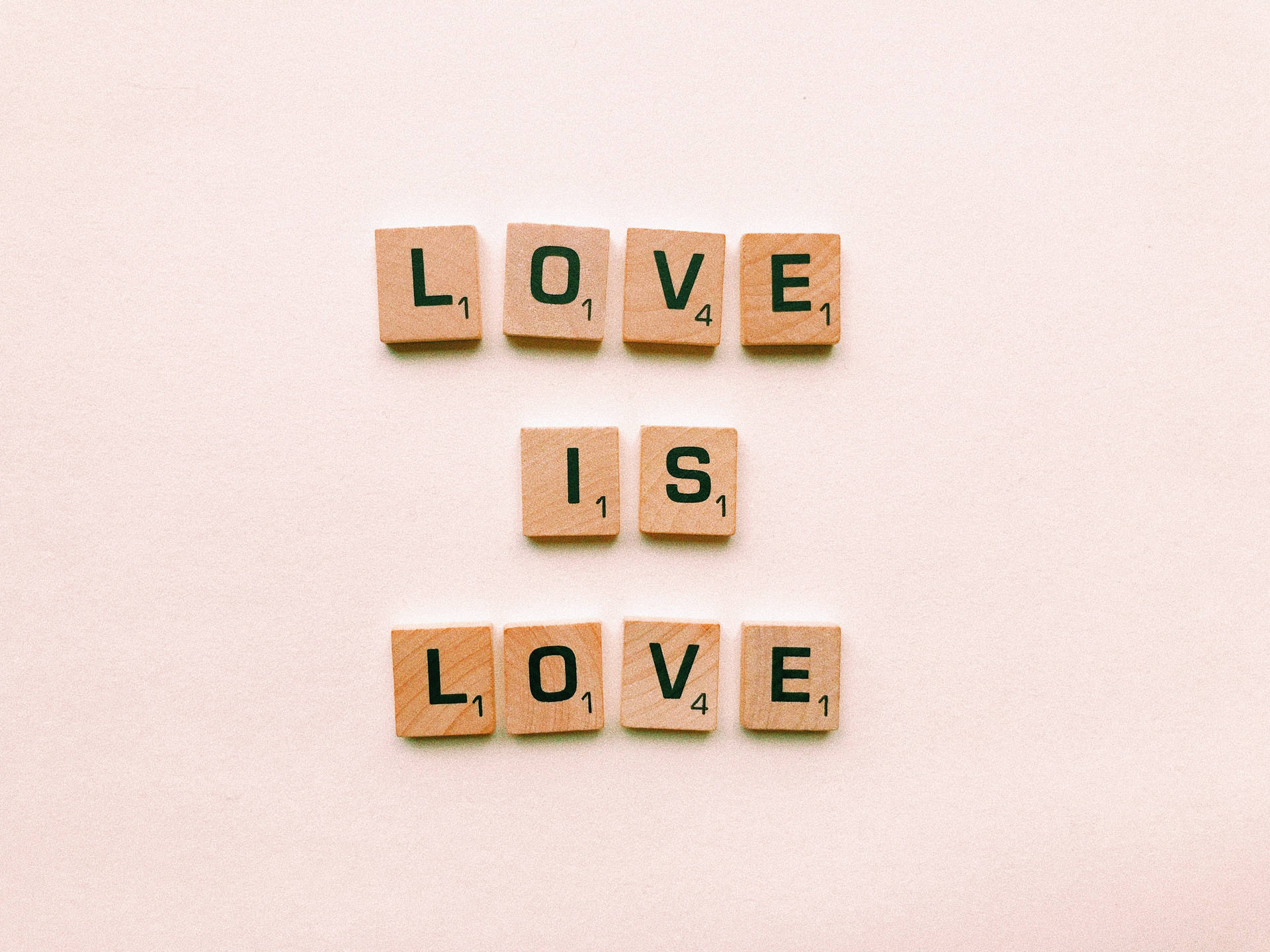Romantisk Kærlighed Er Kærlighed Wallpaper