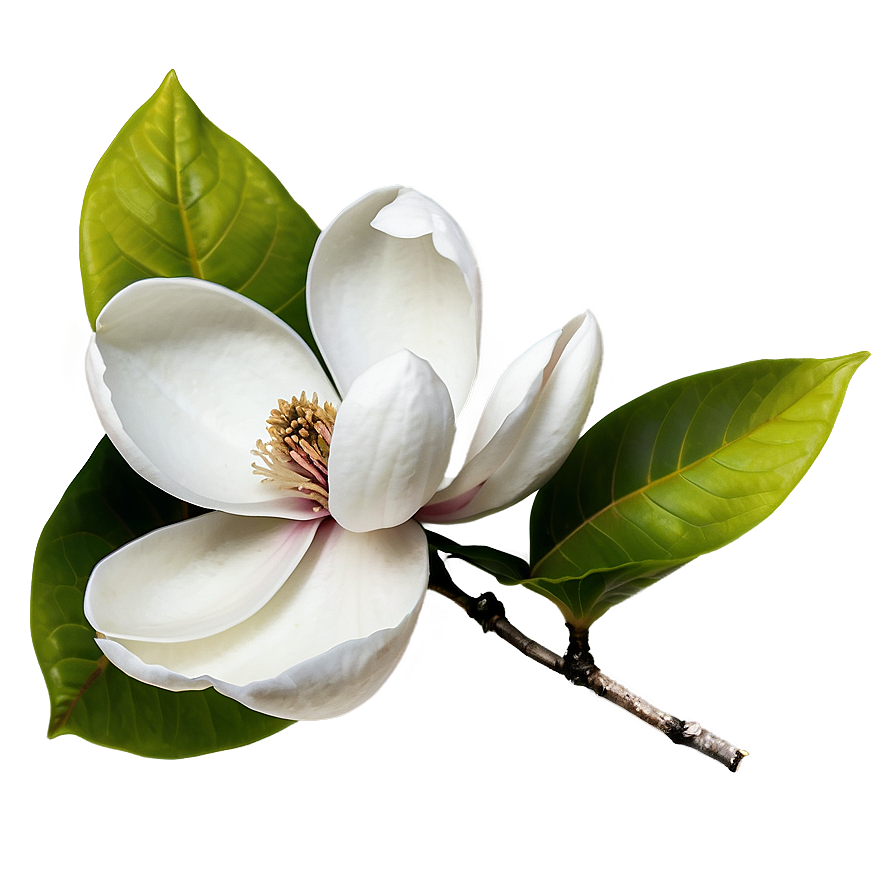 Romantic Magnolia Flower Png 06252024 PNG