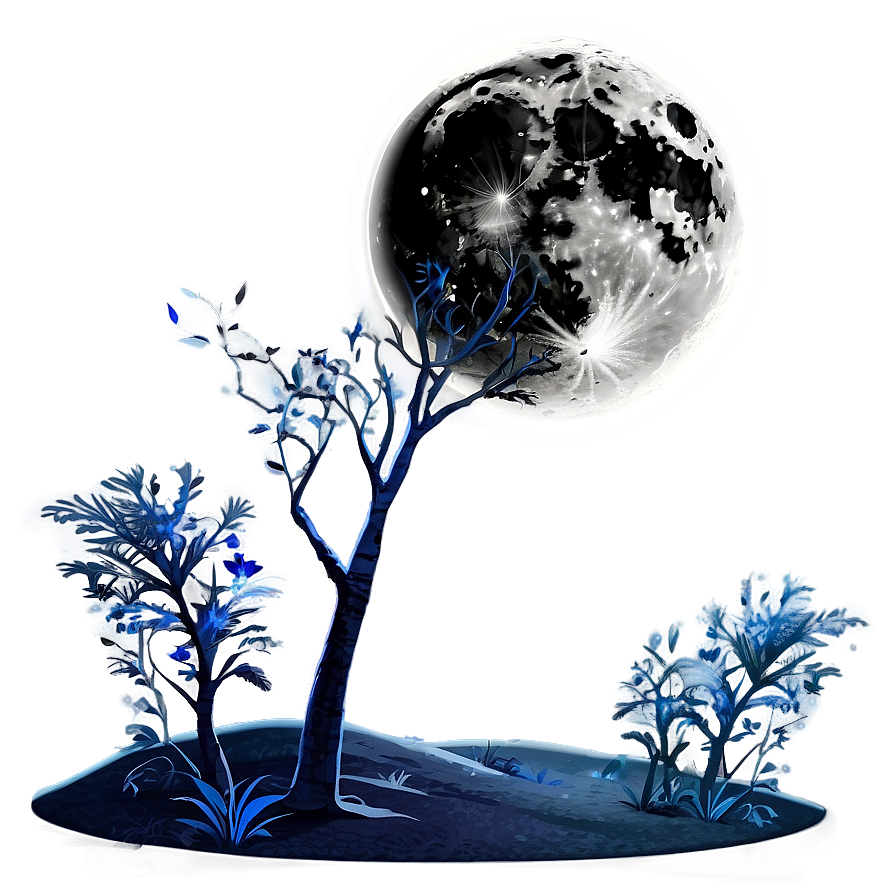 Romantic Moonlight Scene Png 44 PNG