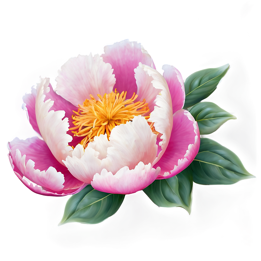 Romantic Peony Pattern Png Mie89 PNG