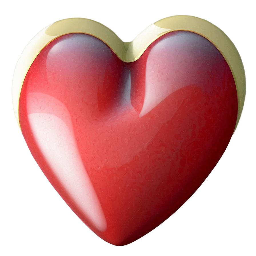 Romantic Red Heart Emoji Png Hlb37 PNG