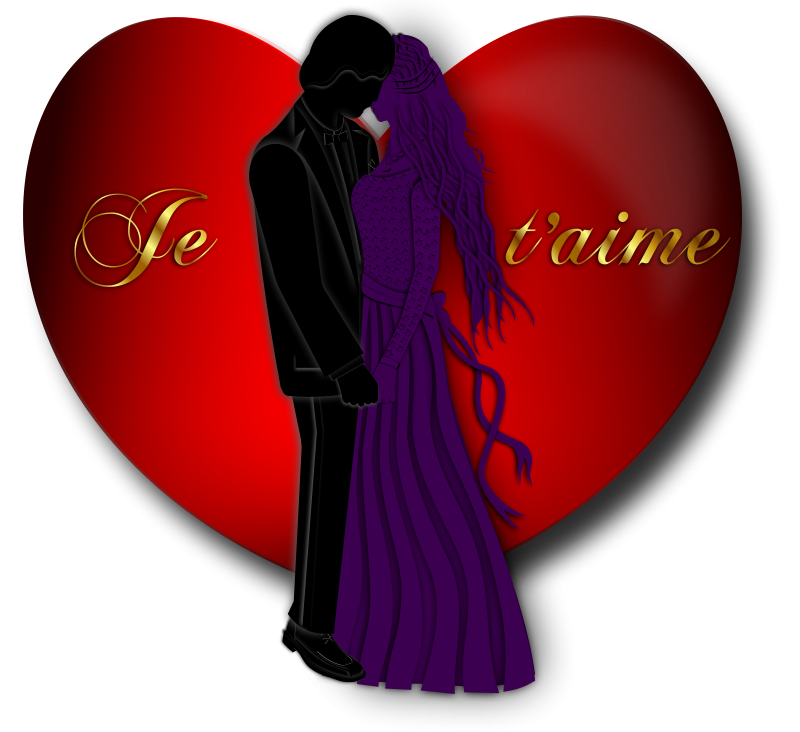 Romantic Silhouette Love Declaration.jpg PNG