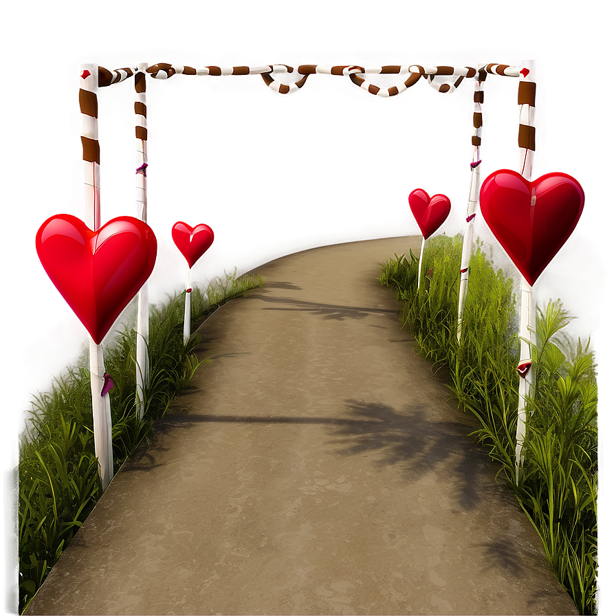 Romantic Valentine's Day Pathway Png 06202024 PNG