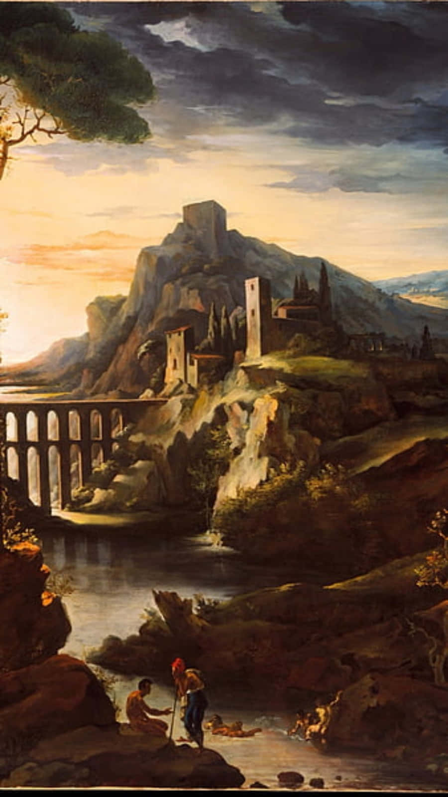 "The Maiden's Castle" Wallpaper