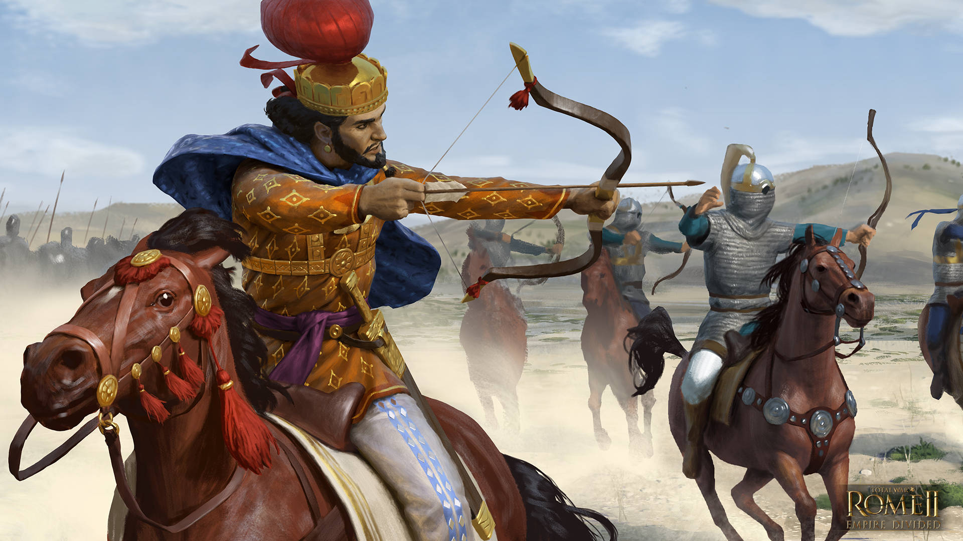 Roma2 Cavalaria Persa. Papel de Parede