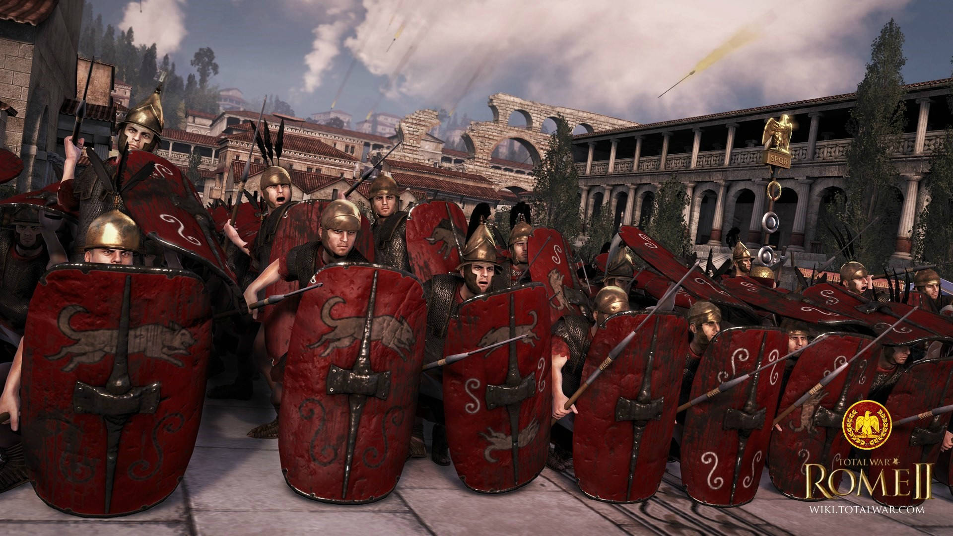 Rome 2 romerske soldater kæmper animeret wallpaper Wallpaper