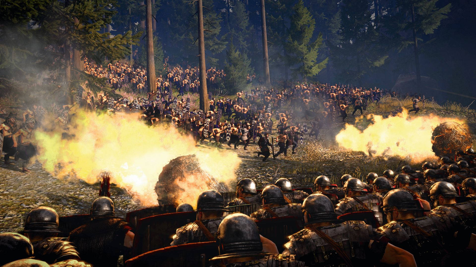 Faccionesen Guerra En Rome 2 Total War. Fondo de pantalla