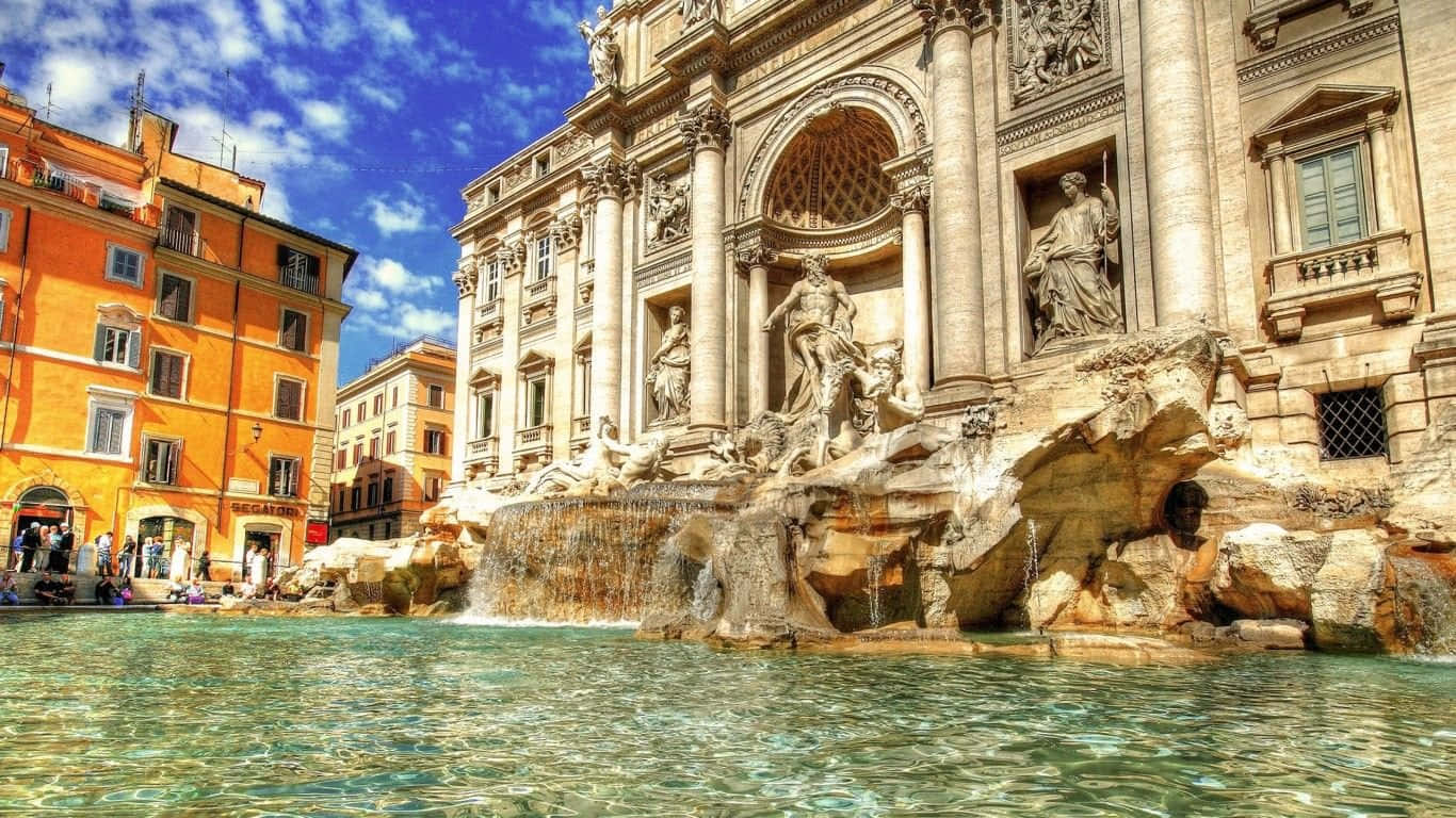 The scenic and colorful streets of Rome, Italy