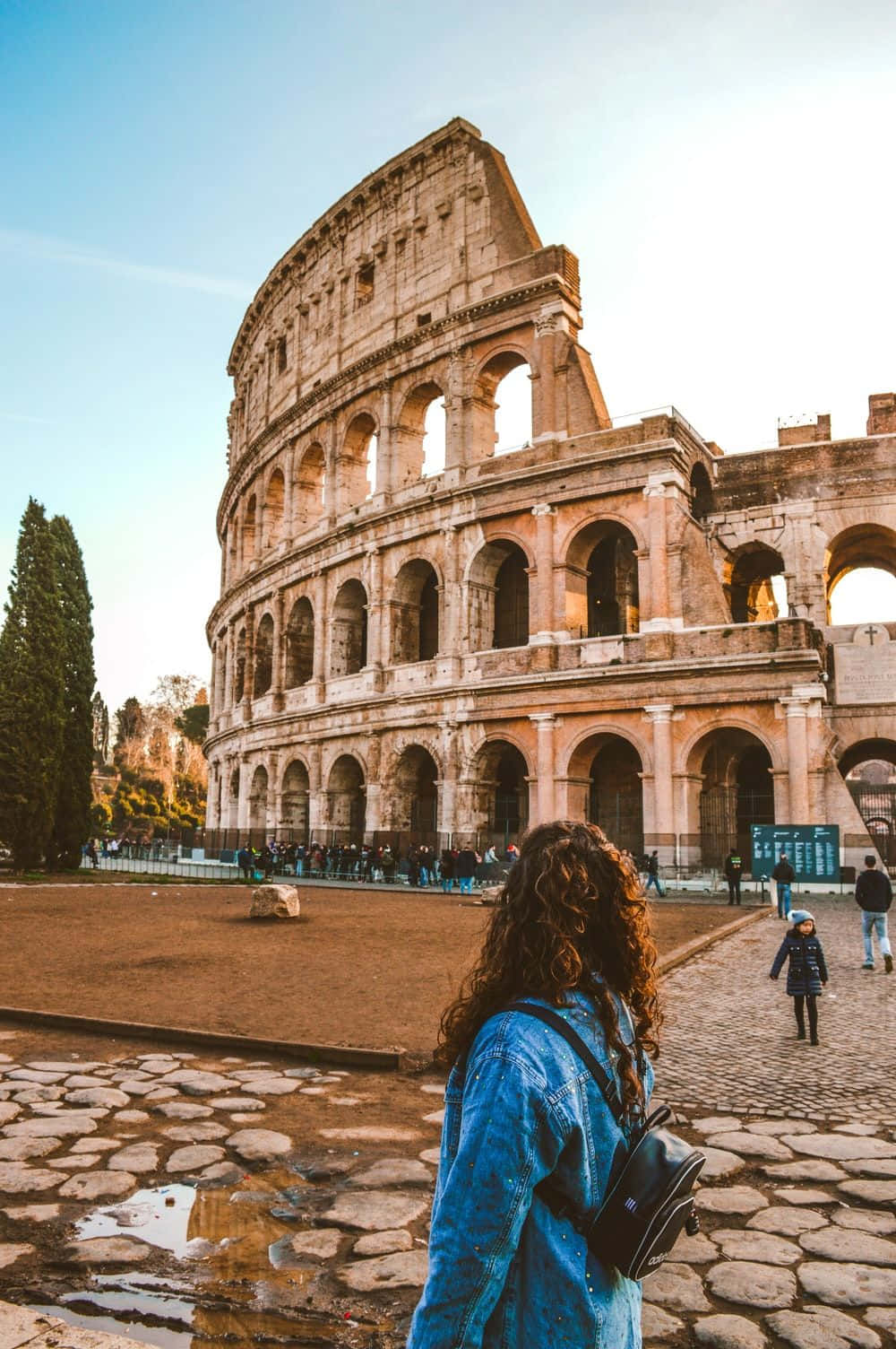 Utsiktöver Staden Rom, Italien