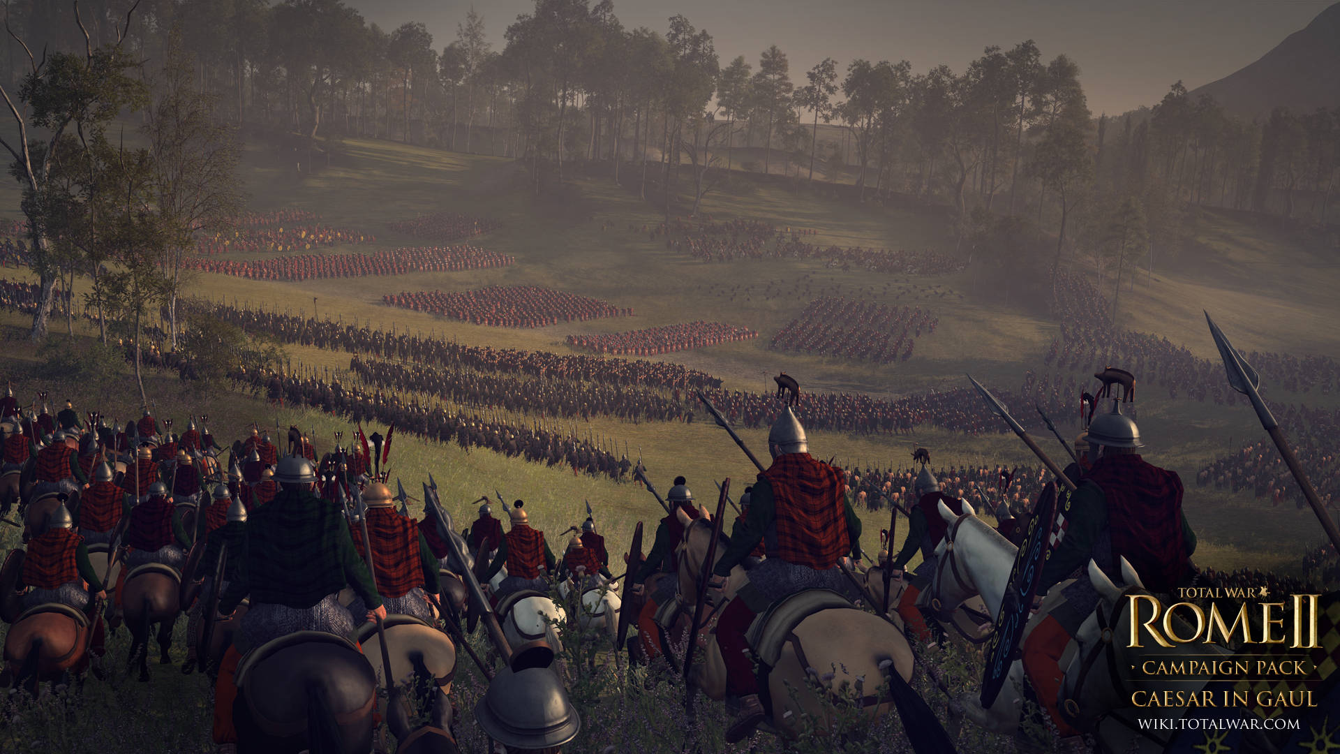 Rome Total War Cavalry On A Hill Wallpaper