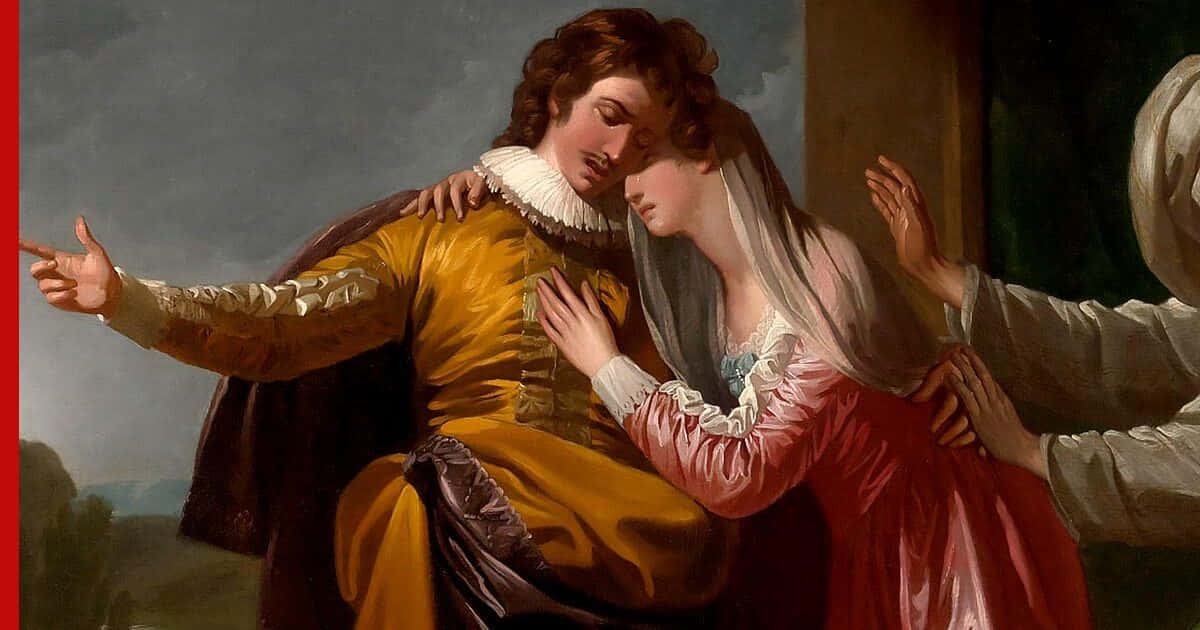 romeo and juliet painting wallpaper