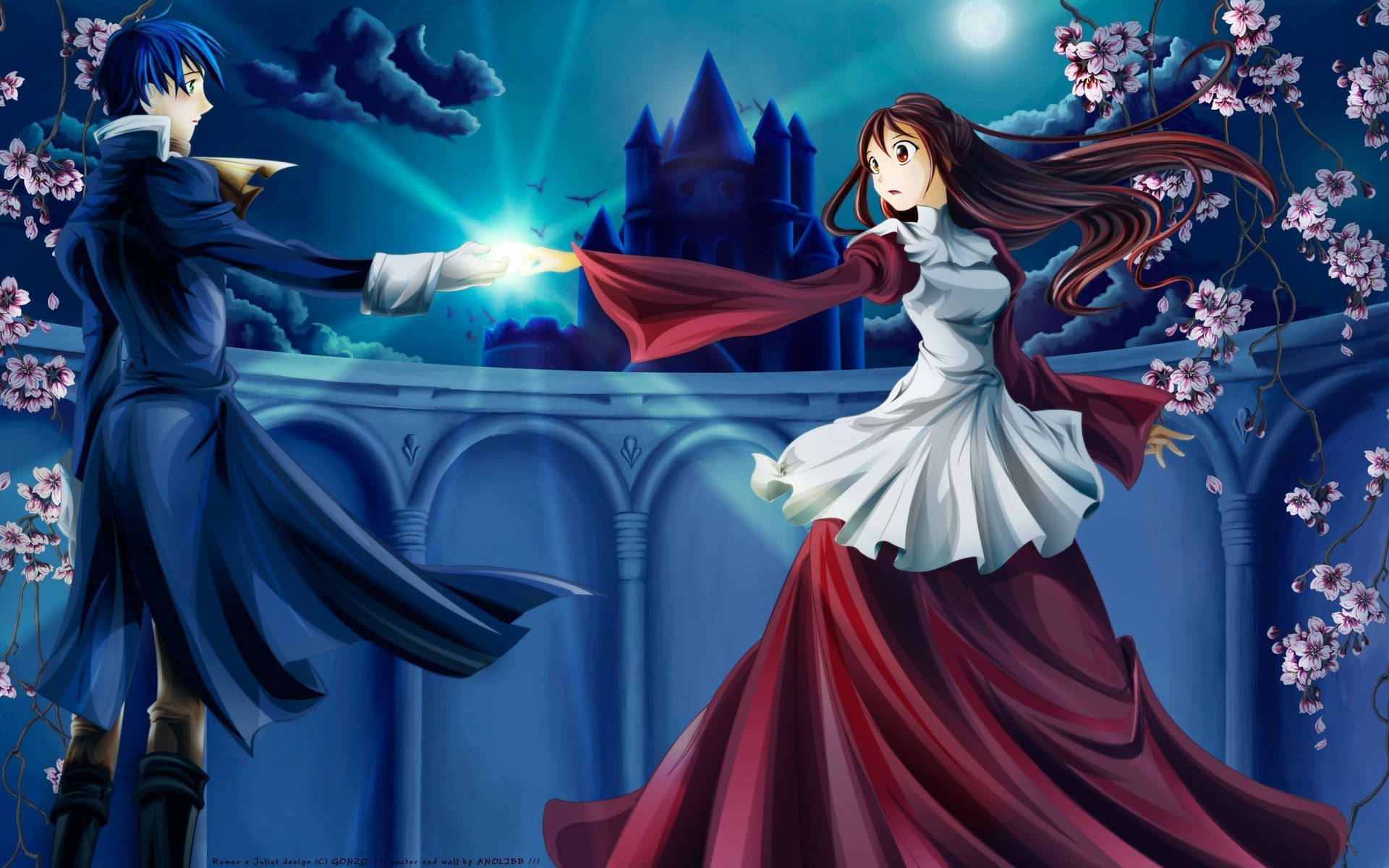 Romeo And Juliet Anime Dance Wallpaper