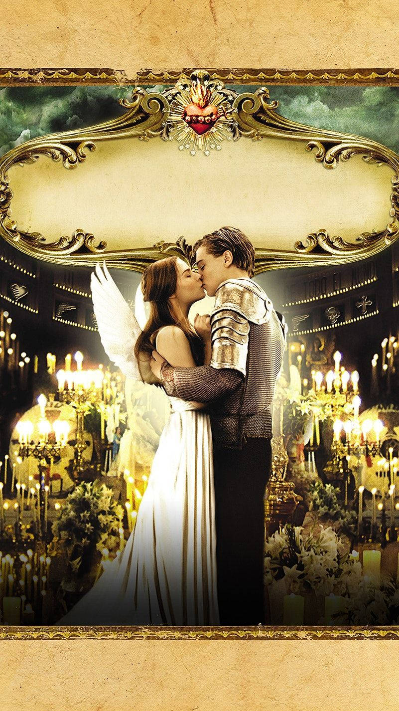 Romeo og Julies Levende Lys Dekorering af et Værelse Wallpaper