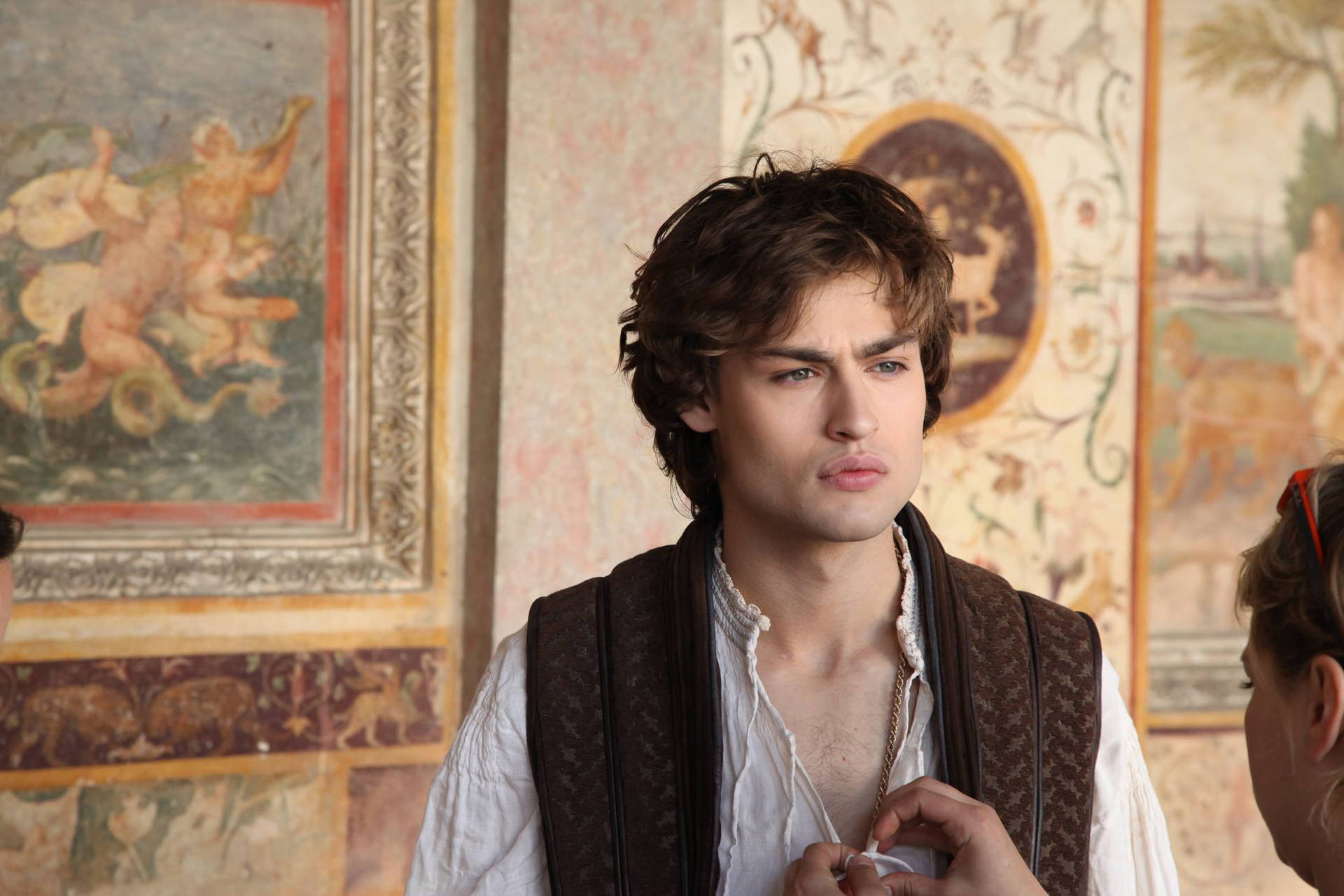 Douglas Booth as Romeo in Romeo and Juliet Wallpaper
