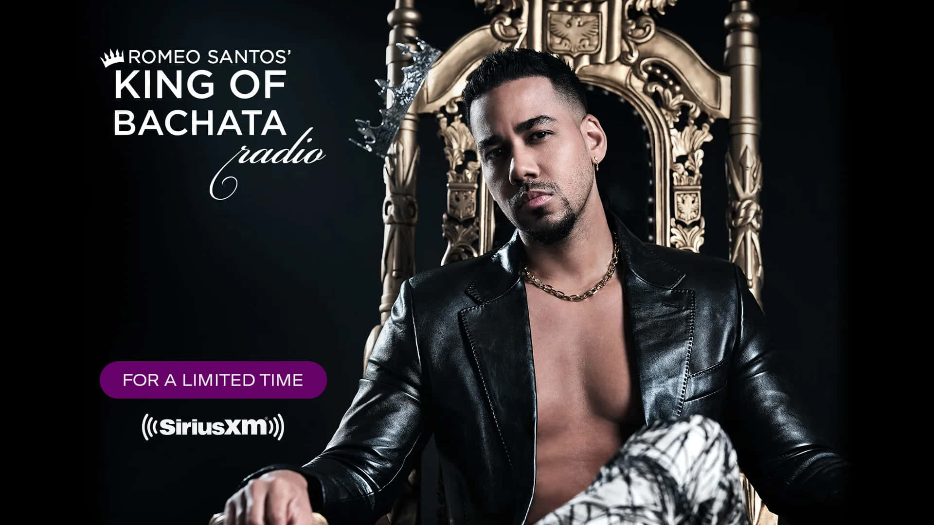 Romeo Santos Kingof Bachata Radio Promotion Wallpaper