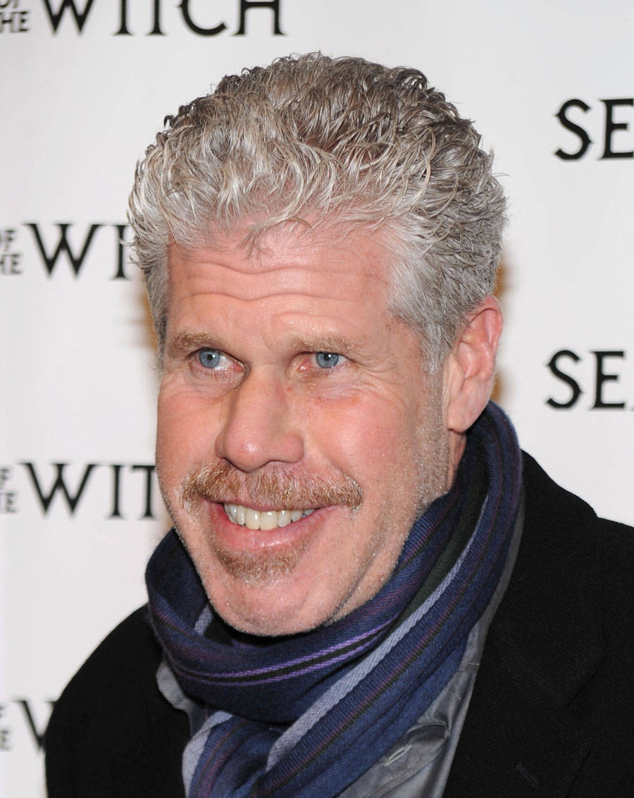 Ron Perlman With A Scarf Wallpaper