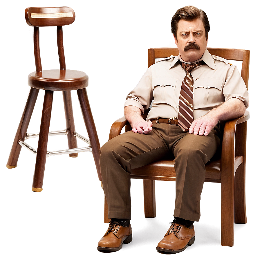 Ron Swanson Chair Png 35 PNG