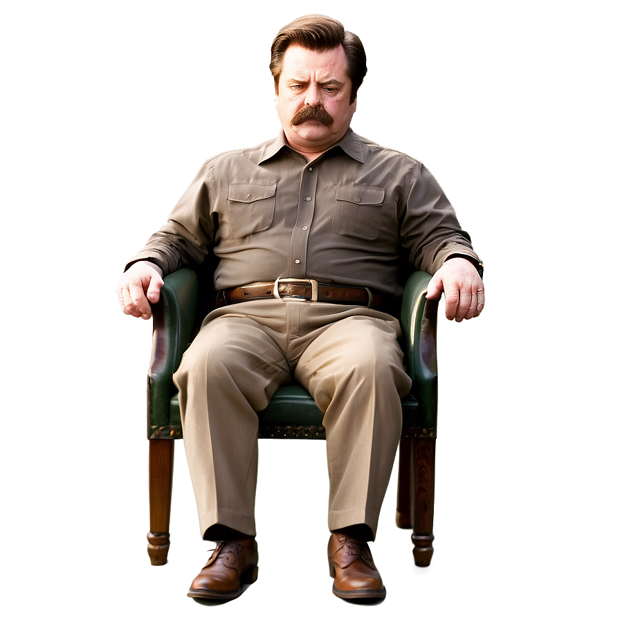 Ron Swanson Chair Png Aeu97 PNG