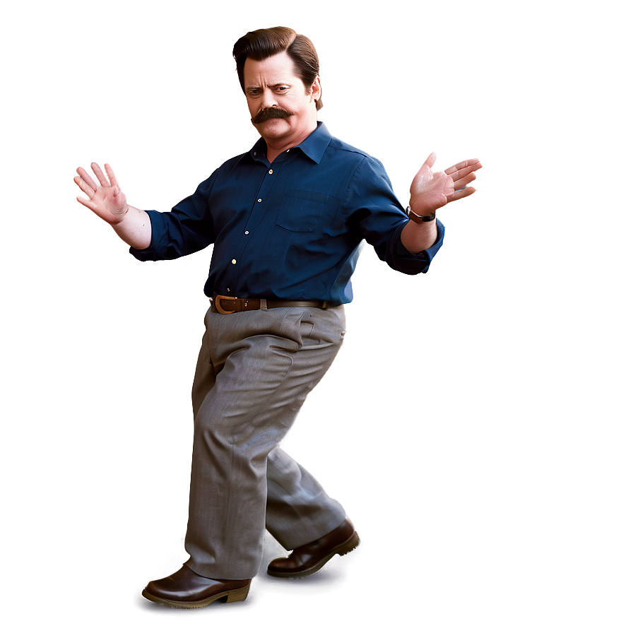 Ron Swanson Dancing Png 73 PNG