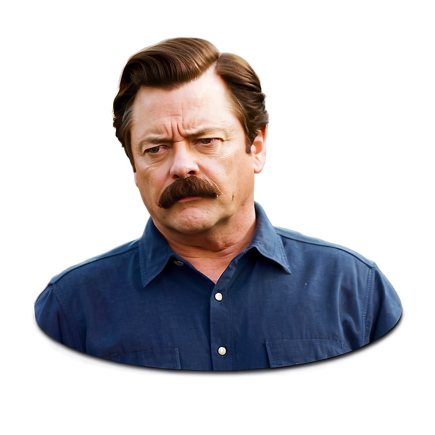 Download Ron Swanson Emoji Png Pbi24 | Wallpapers.com