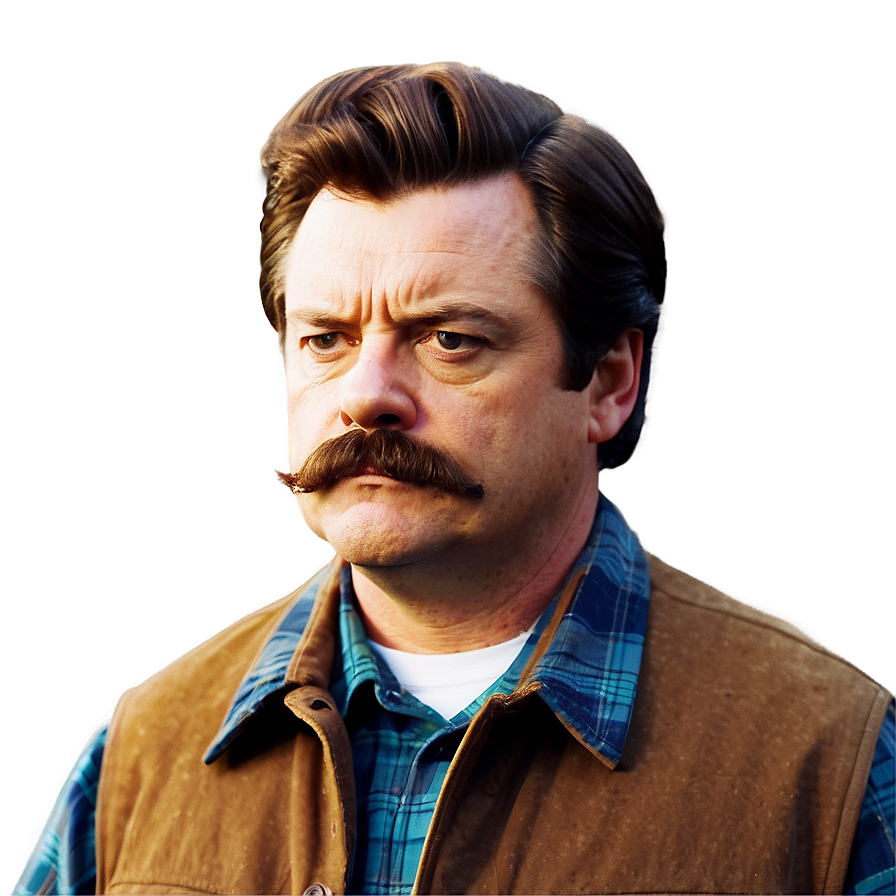 Ron Swanson Silhouette Png 96 PNG