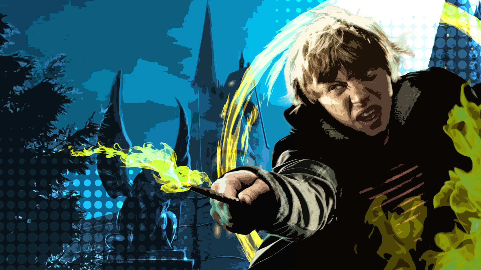 Ron Weasley Hogwarts Æstetik Wallpaper