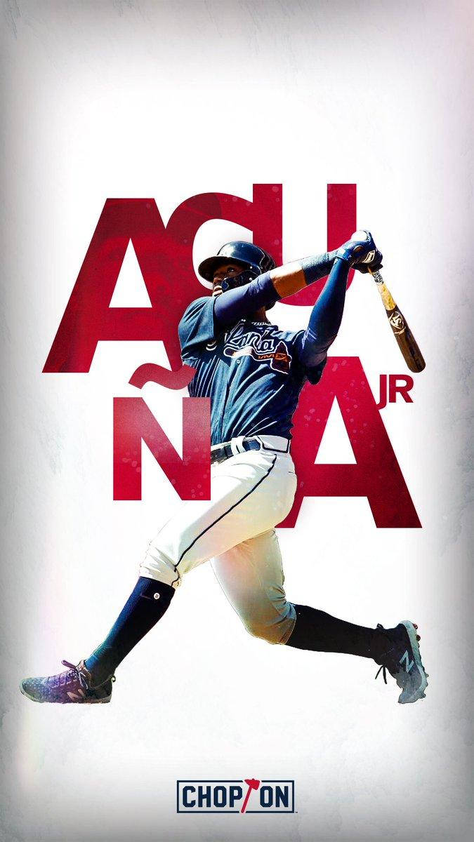 Ronald Acuna Jr. Player Poster Wallpaper