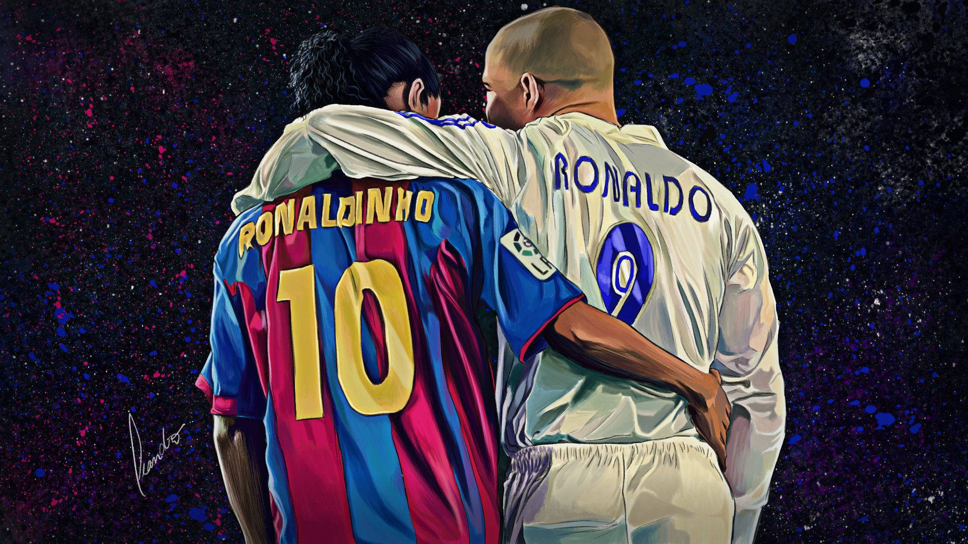 Ronaldo and Ronaldinho Wallpaper