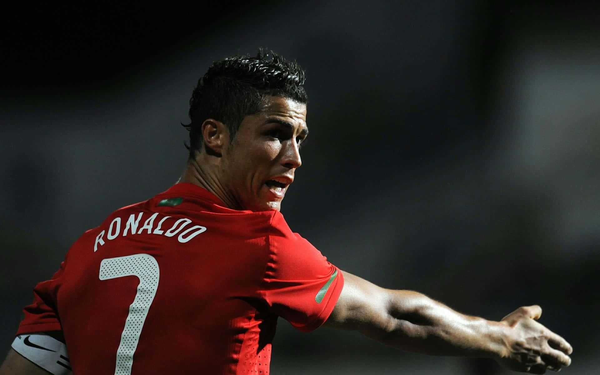 Professional footballer Cristiano Ronaldo.
