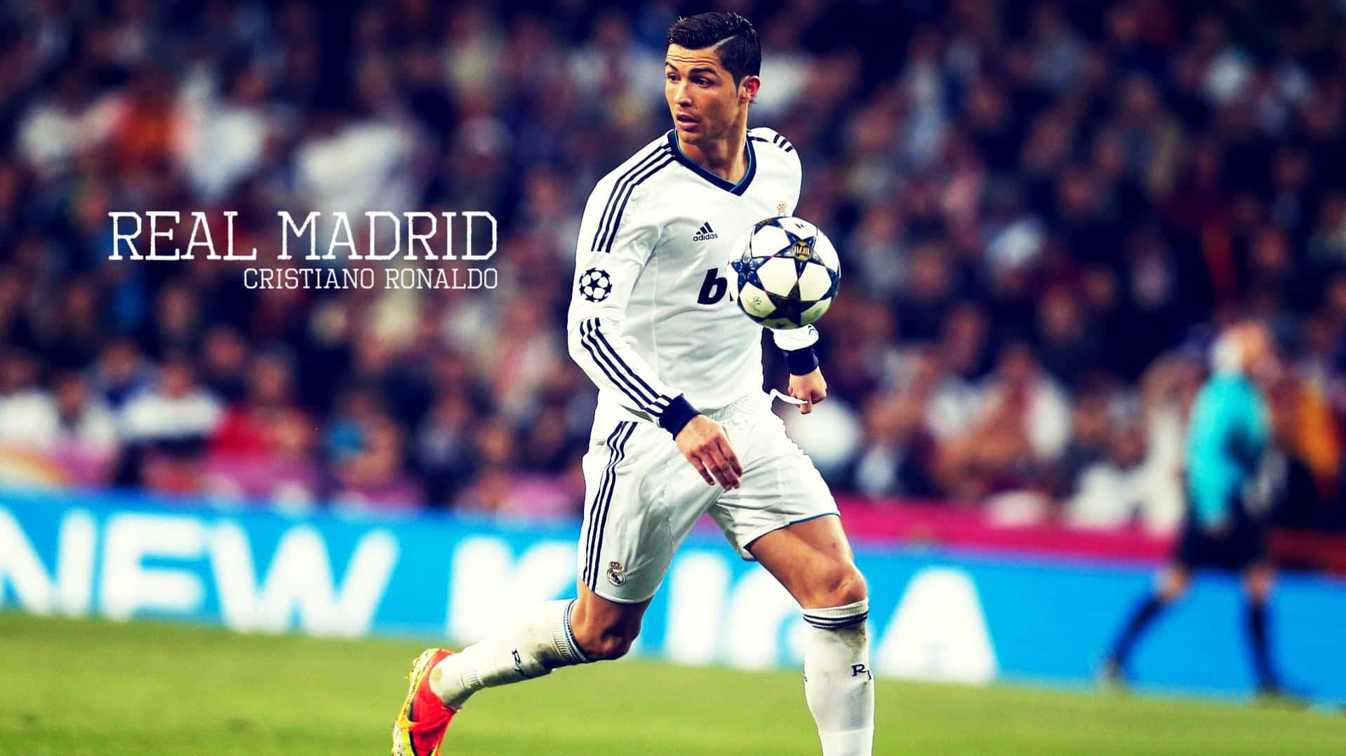 Världskändafotbollsspelaren Cristiano Ronaldo