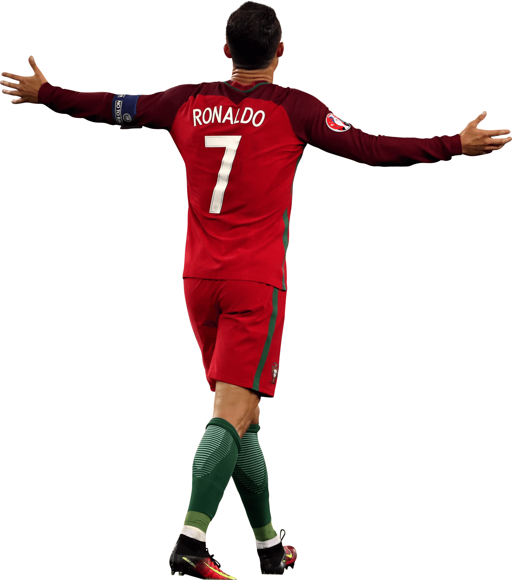 Ronaldo Celebration Portugal Jersey PNG