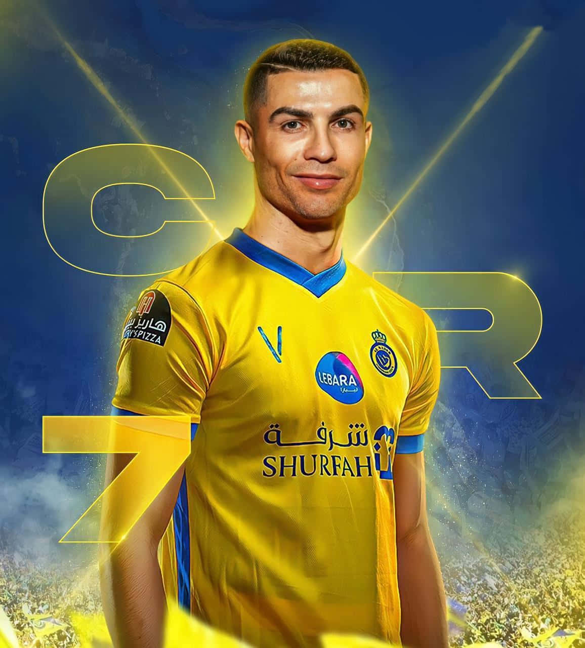 Ronaldo_in_ Yellow_ Jersey Wallpaper