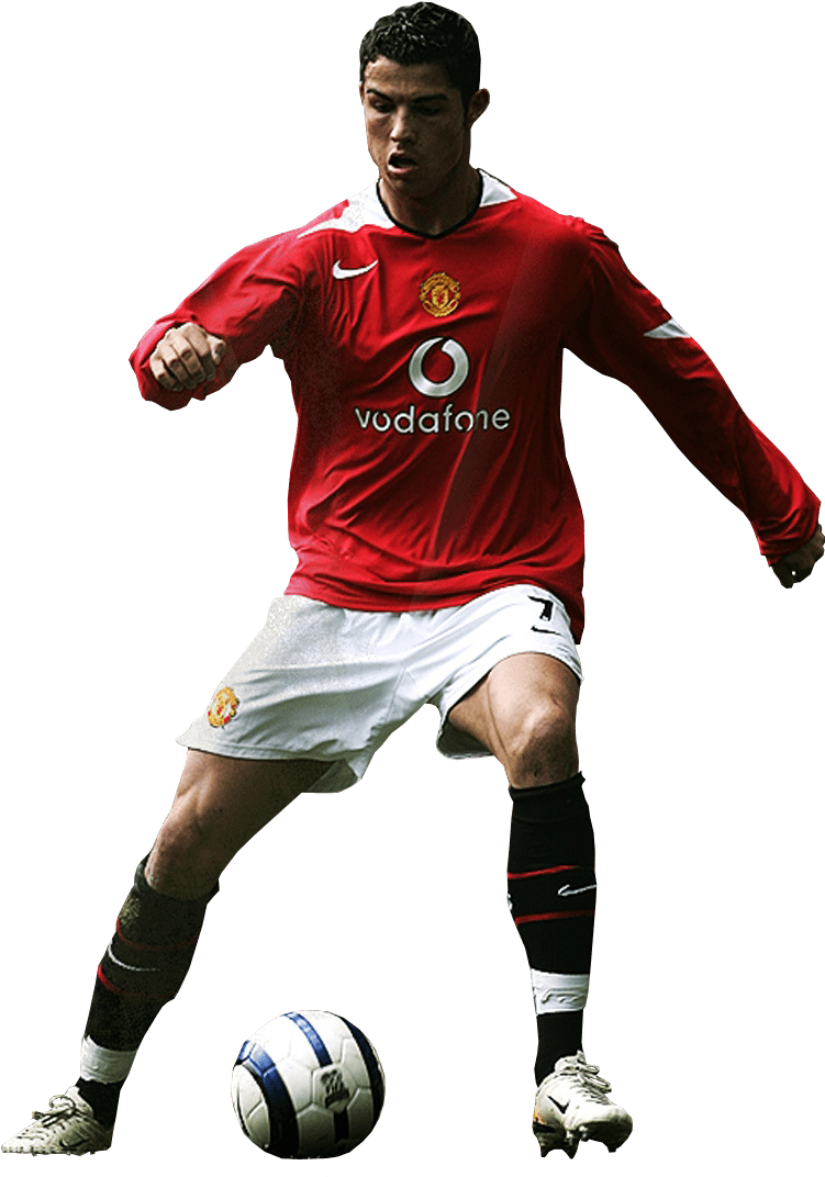 Ronaldo Manchester United Action PNG