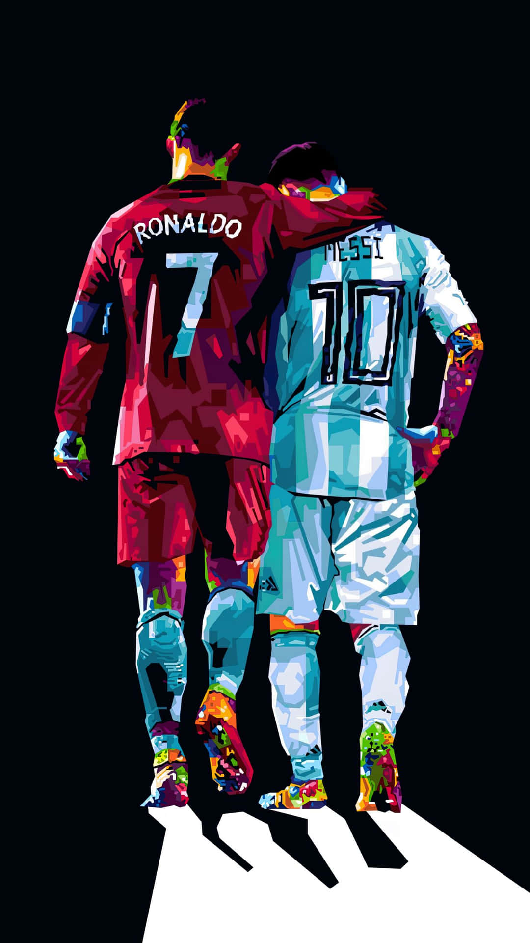 [100+] Ronaldo And Messi Wallpapers | Wallpapers.com