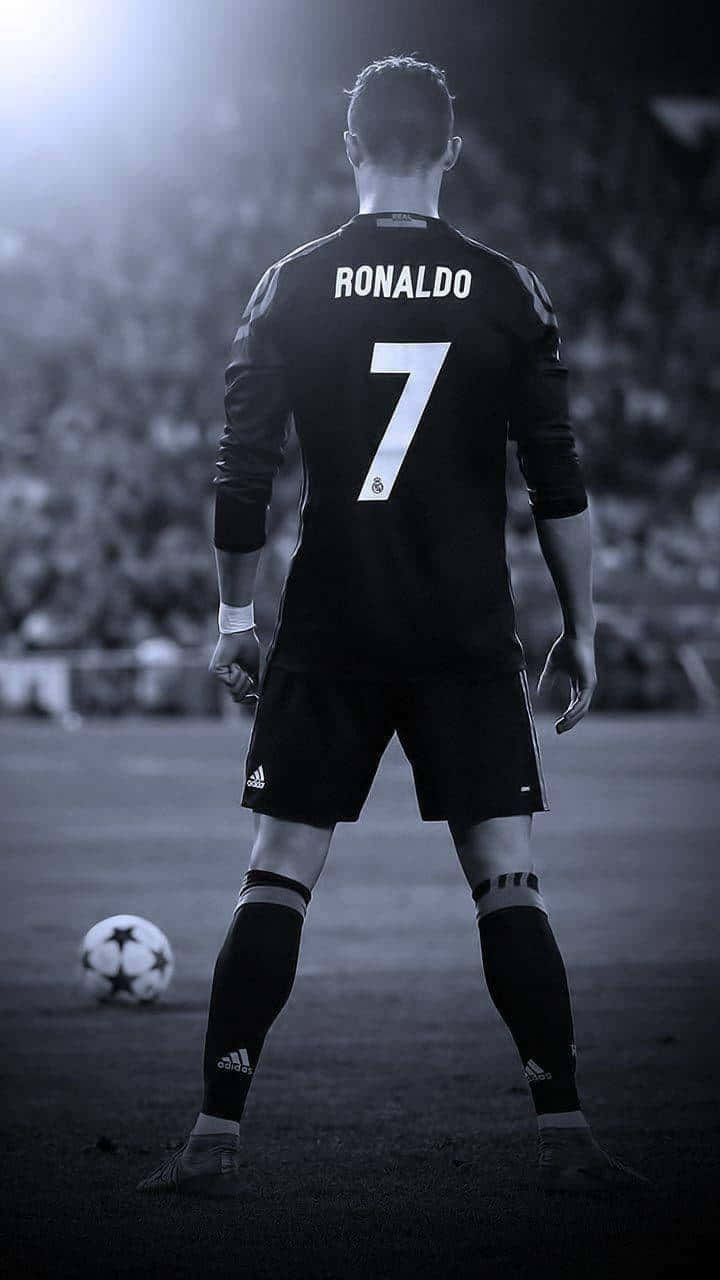 Ronaldo Number7 Jersey Back Wallpaper