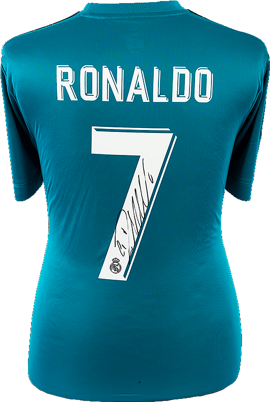 Ronaldo Number7 Real Madrid Jersey PNG