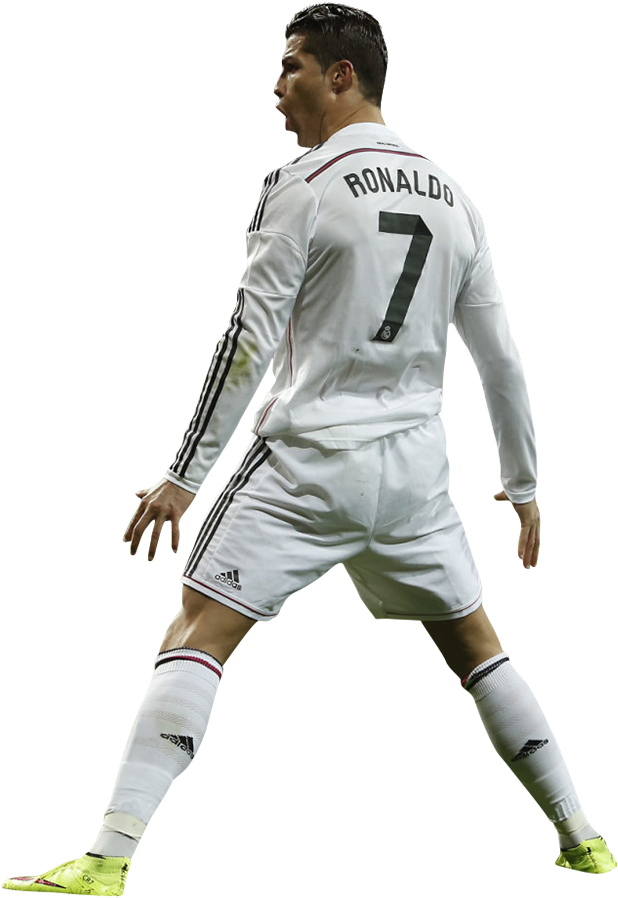 Ronaldo Number7 Real Madrid Kit PNG
