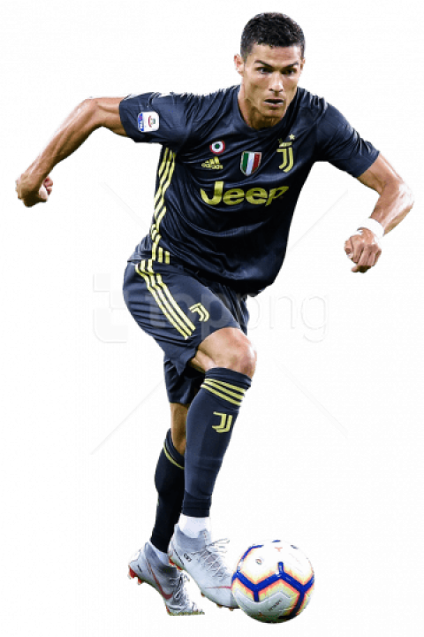 Ronaldoin Action Juventus Kit PNG