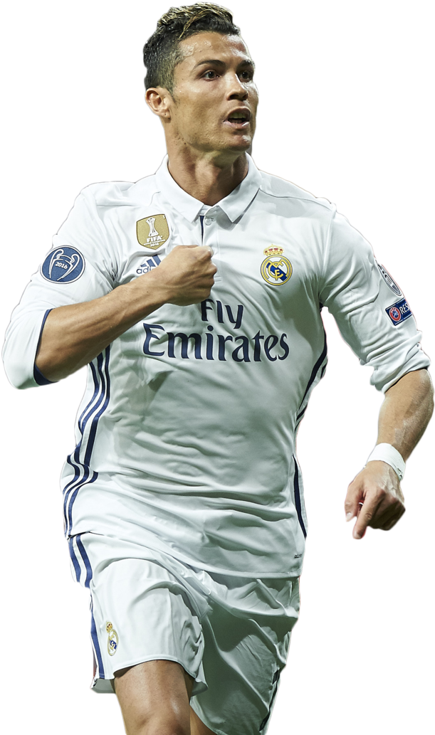 Ronaldoin Real Madrid Kit PNG