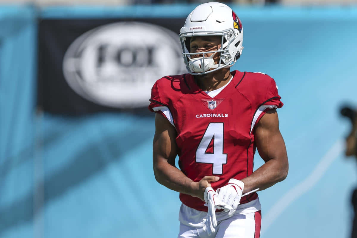 Rondale Moore Arizona Cardinals Warmup Achtergrond