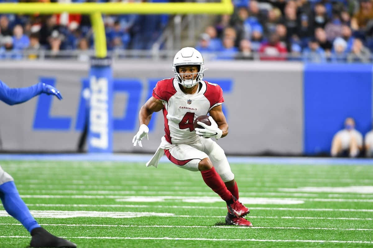 Rondale Moore Aksi Pertandingan Cardinals Wallpaper