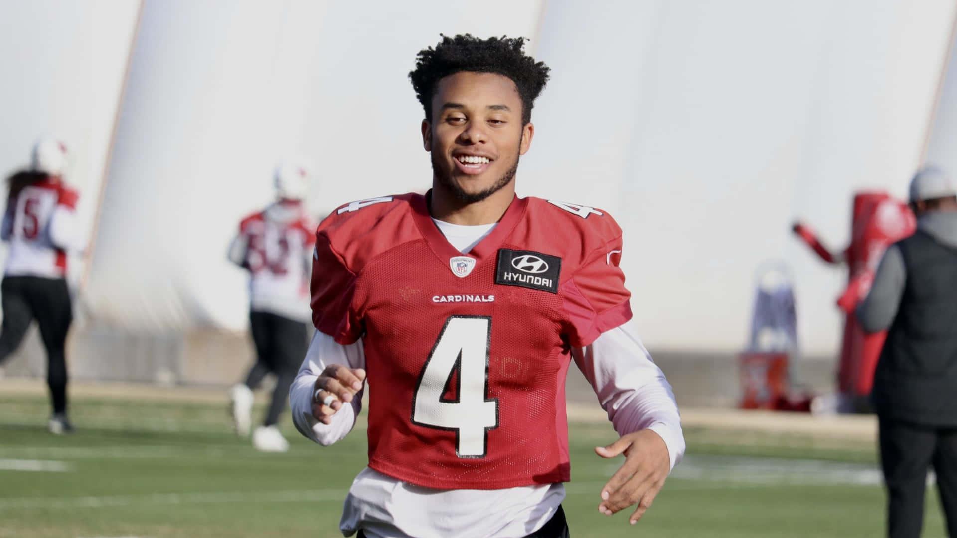 Rondale Moore Sur Le Terrain D'entraînement Des Cardinals Fond d'écran